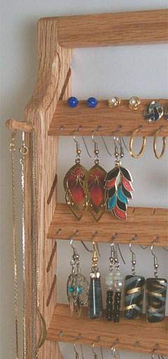 Woodwitch Finely Crafted Earring Holder
